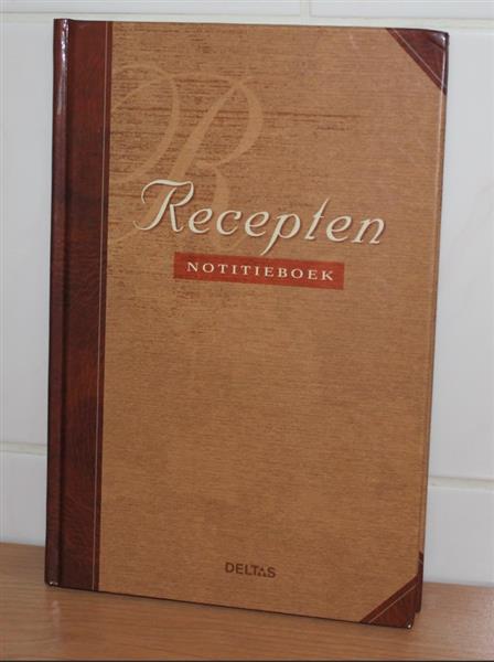 Grote foto notitieboek voor recepten boeken kookboeken