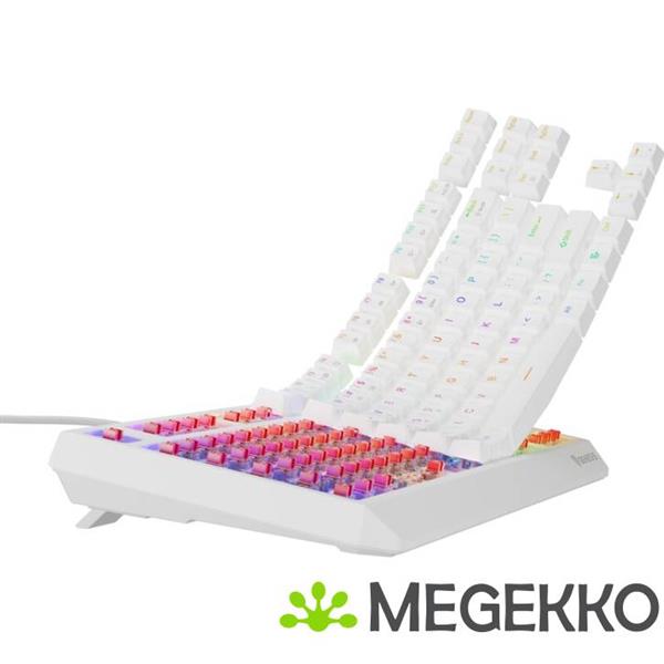 Grote foto genesis nkg 2165 thor 230 tkl toetsenbord draadloos wit computers en software toetsenborden