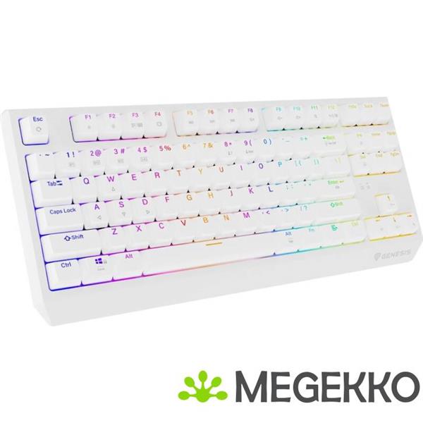 Grote foto genesis nkg 2165 thor 230 tkl toetsenbord draadloos wit computers en software toetsenborden