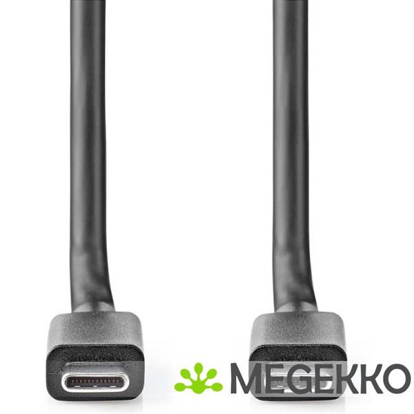 Grote foto nedis usb 3.2 gen 2x2 20gbps 100w usb type c 1m zwart computers en software overige computers en software