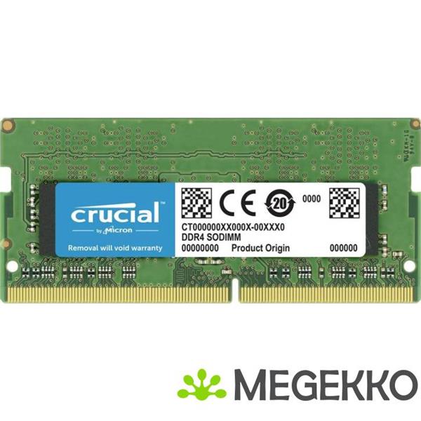 Grote foto crucial ddr4 sodimm 1x8gb 3200 computers en software harde schijven
