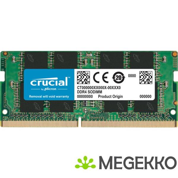 Grote foto crucial ddr4 sodimm 1x8gb 3200 computers en software harde schijven
