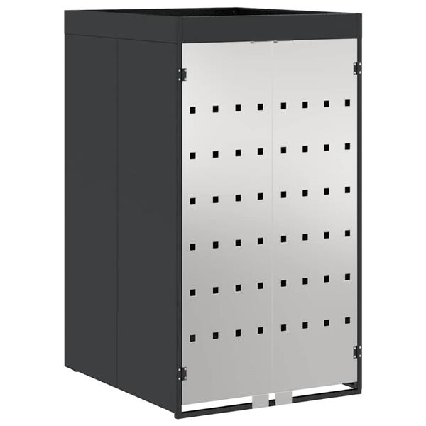 Grote foto vidaxl afvalcontaineropslag met plantenbakdak voor 240l container tuin en terras overige tuin en terras