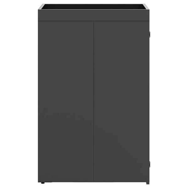 Grote foto vidaxl zwenkwagen opslag met plantenbakdak voor enkel 240l bak tuin en terras overige tuin en terras