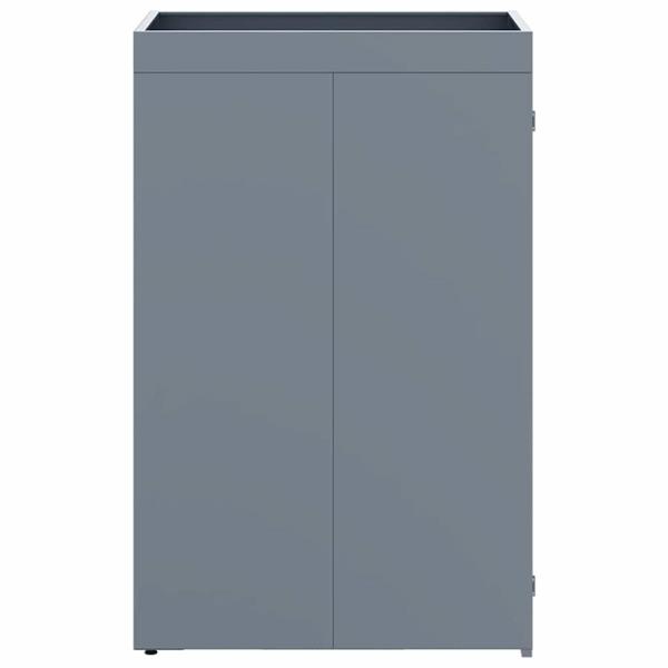 Grote foto vidaxl zwenkwagen opslag met plantenbakdak voor enkel 240l bak tuin en terras overige tuin en terras