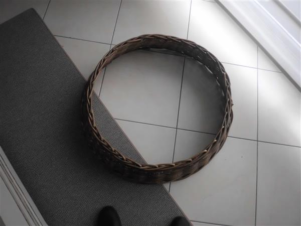 Grote foto rotan kerstboommand diversen kerst