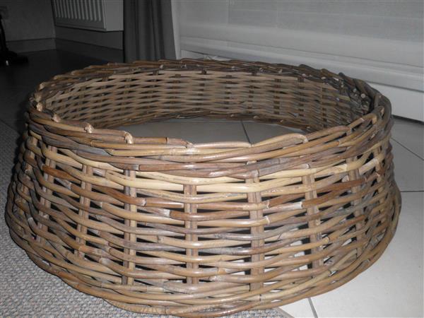 Grote foto rotan kerstboommand diversen kerst