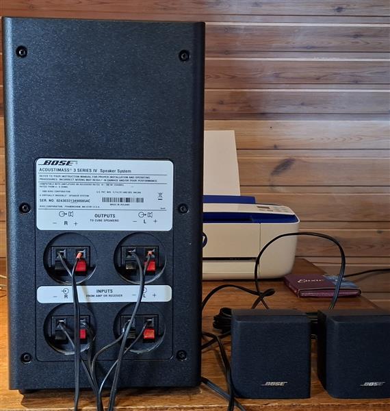 Grote foto bose acoustimass 3 serie v 2.1 speakerset audio tv en foto luidsprekers