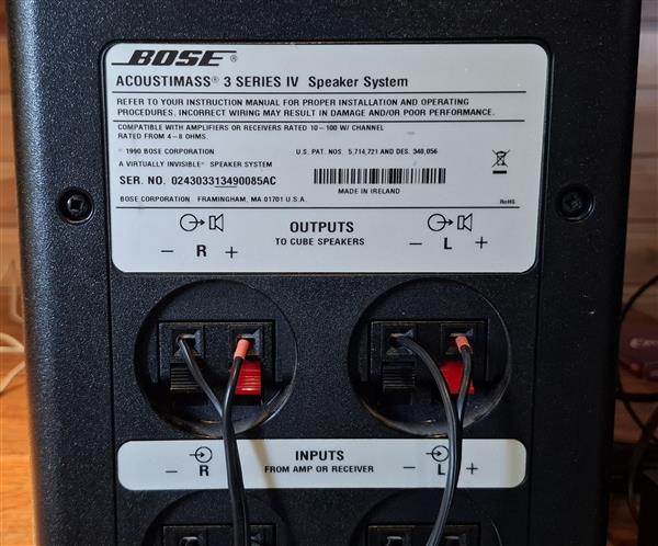 Grote foto bose acoustimass 3 serie v 2.1 speakerset audio tv en foto luidsprekers