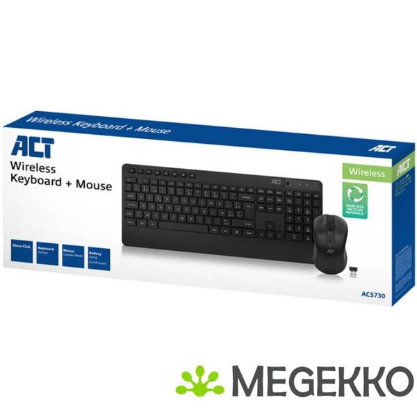 Grote foto act draadloos toetsenbord en muisbundel azerty computers en software overige computers en software