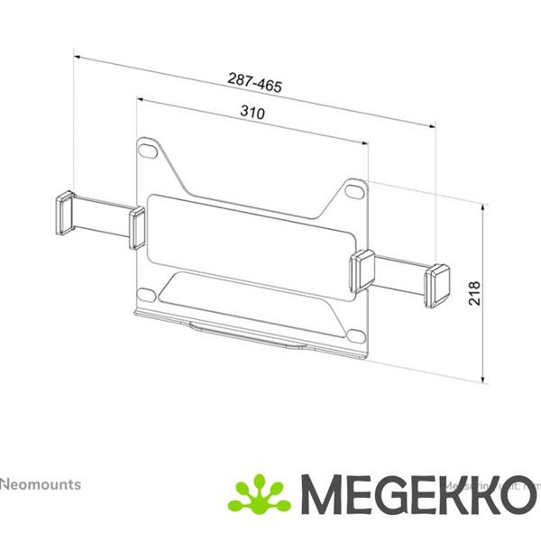Grote foto neomounts next lite laptophouder ads20 425bl1 computers en software overige computers en software