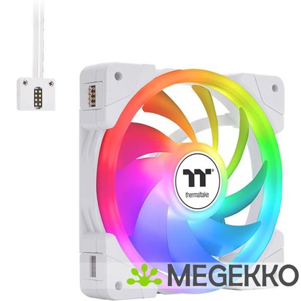 Grote foto thermaltake swafan ex12 argb computer behuizing luchtkoeler 12 cm wit 3 stuk s computers en software overige computers en software