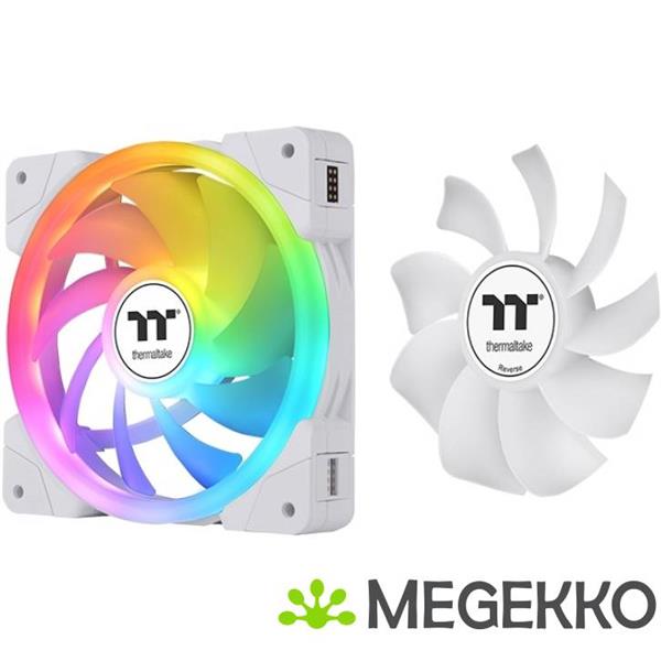 Grote foto thermaltake swafan ex12 argb computer behuizing luchtkoeler 12 cm wit 3 stuk s computers en software overige computers en software