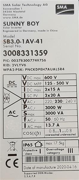 Grote foto omvormer voor zonnepanelen sma doe het zelf en verbouw overige doe het zelf en verbouw