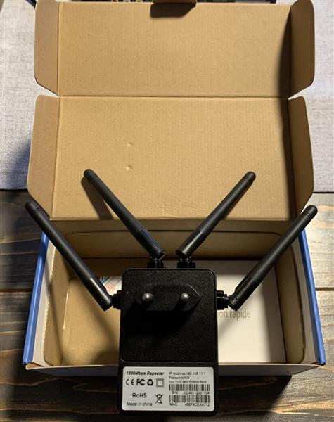 Grote foto ailkin 1200mbps wifi extender repeater computers en software netwerkkaarten routers en switches