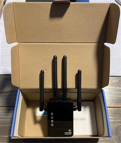 Grote foto ailkin 1200mbps wifi extender repeater computers en software netwerkkaarten routers en switches