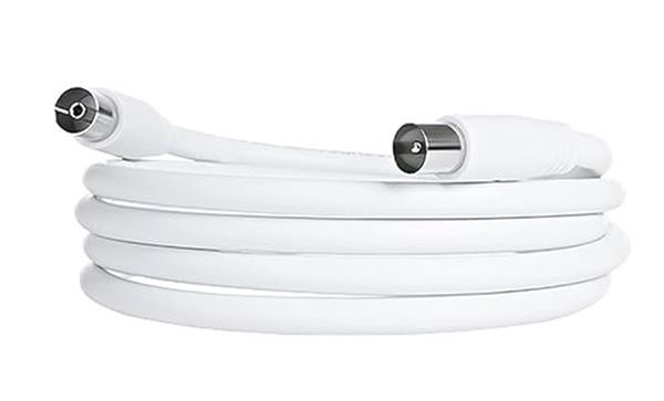 Grote foto 2 coax tv antenne kabels 2x20m audio tv en foto tv kabels