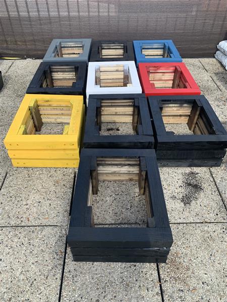 Grote foto 10 stuks bloembakken h 30 x l 60 x b 50 cm tuin en terras bloembakken