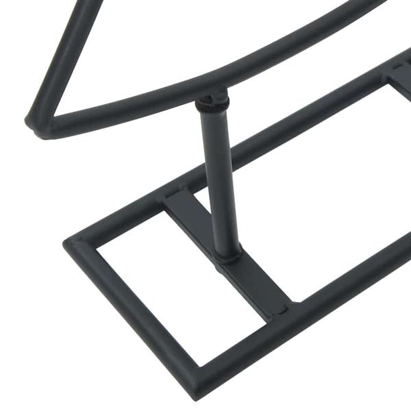 Grote foto vidaxl metalen kerstboom met standaard zwart 125 cm staal diversen overige diversen