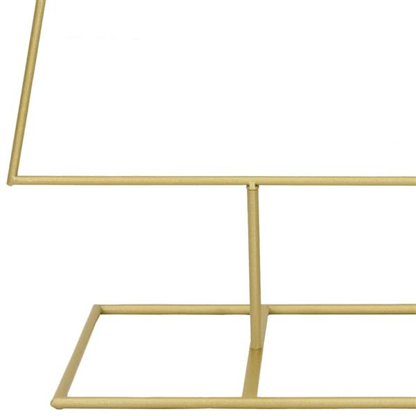 Grote foto vidaxl metalen kerstboom met standaard goud 150 cm poedergecoat staal diversen overige diversen