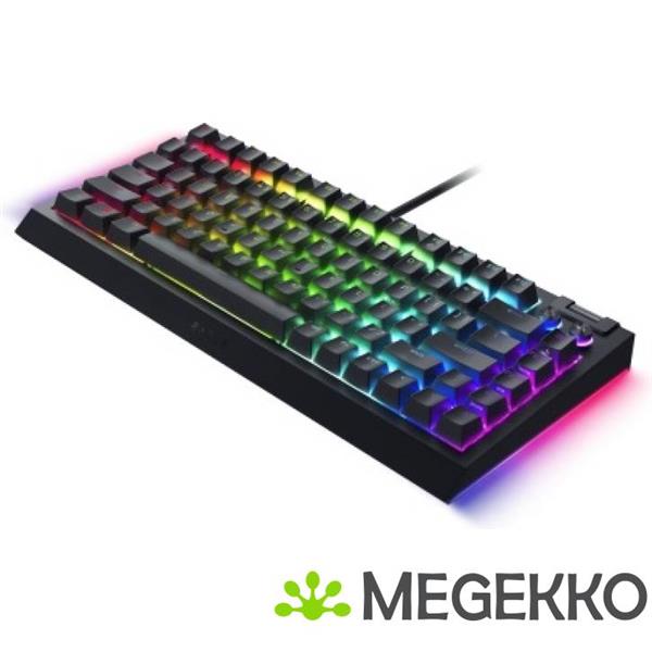 Grote foto razer blackwidow v4 75 zwart razer orange computers en software toetsenborden