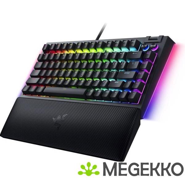 Grote foto razer blackwidow v4 75 zwart razer orange computers en software toetsenborden