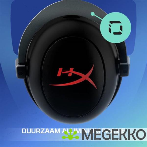 Grote foto hyperx cloud ii core draadloos zwart audio tv en foto koptelefoons