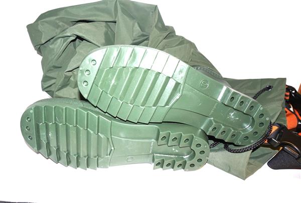 Grote foto fox chest wader waadpak maat 44 size 10 kleding heren overige herenkleding