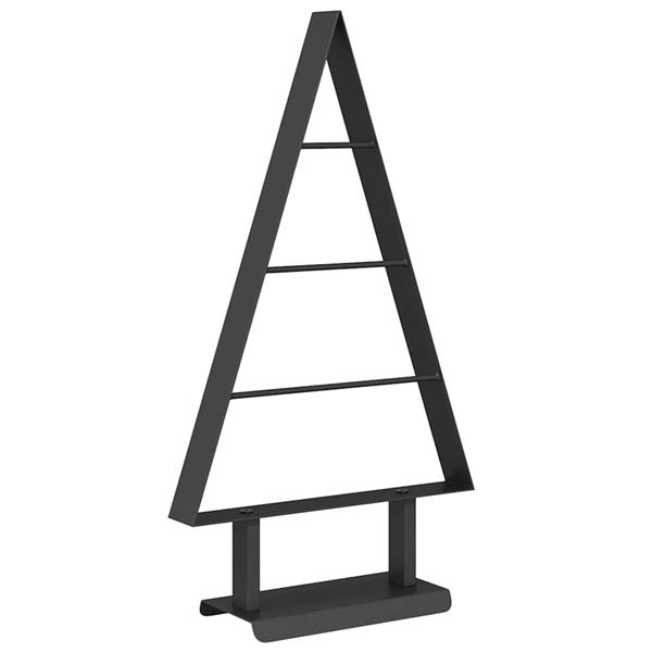 Grote foto vidaxl metalen kerstboom met standaard zwart 60 cm staal diversen overige diversen