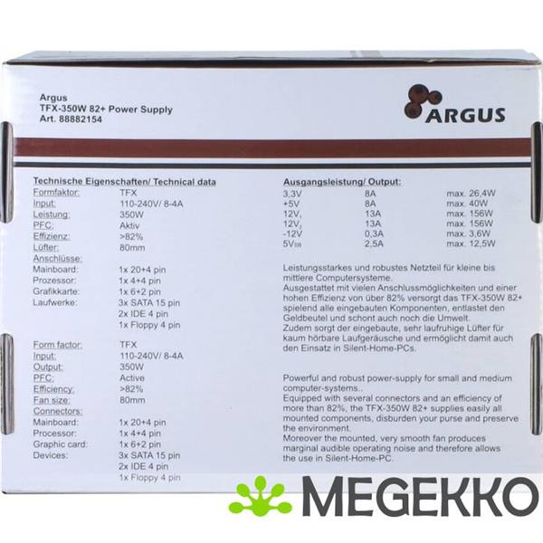 Grote foto inter tech tfx 350w power supply unit grijs computers en software overige