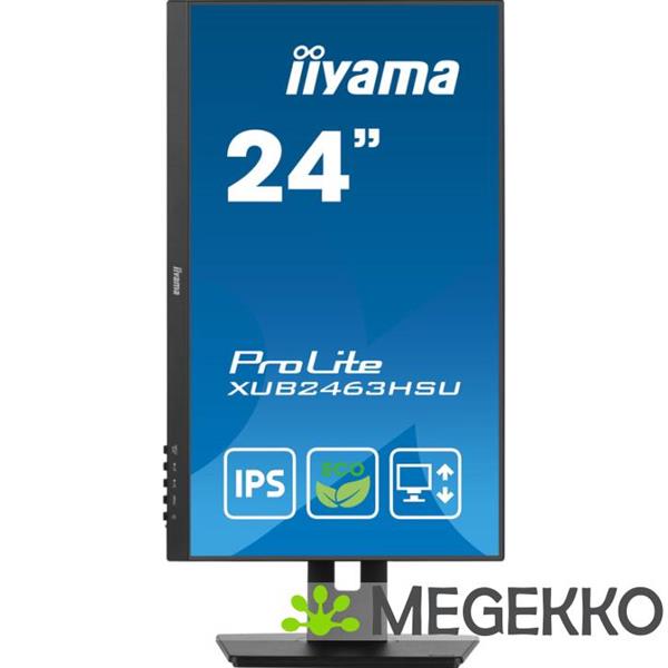 Grote foto iiyama prolite xub2463hsu b1 24 full hd eco ips monitor computers en software overige computers en software