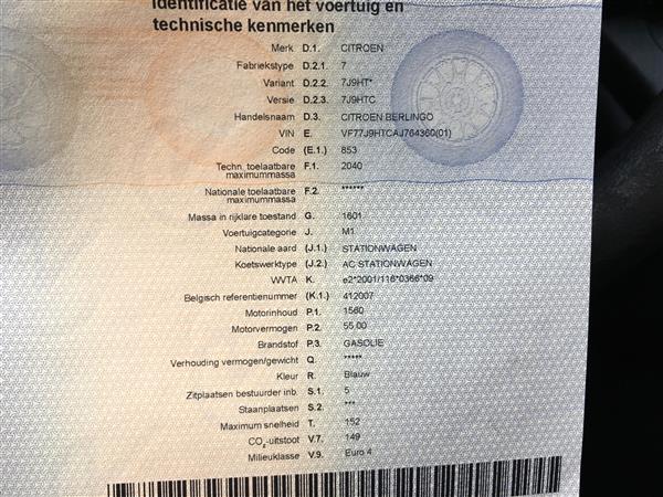 Grote foto gekeurd carpass auto citro n