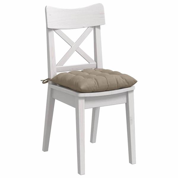 Grote foto vidaxl zitkussens 4 stuks taupe 40 x 40 x 6 cm microfibre huis en inrichting woningdecoratie