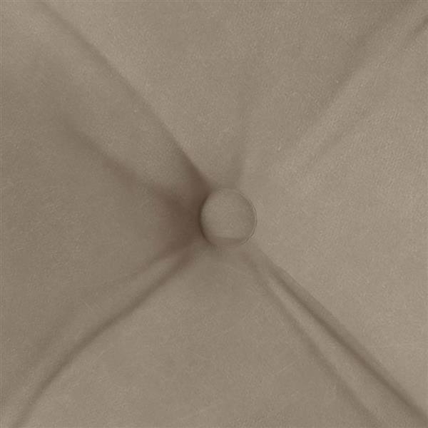 Grote foto vidaxl zitkussens 4 stuks taupe 40 x 40 x 6 cm microfibre huis en inrichting woningdecoratie