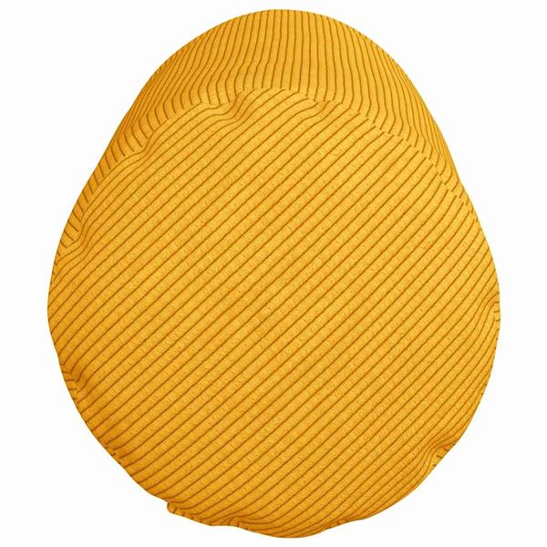 Grote foto vidaxl bolster kussens 2 stuks lichtgeel 25 x 70 cm cordstof huis en inrichting woningdecoratie