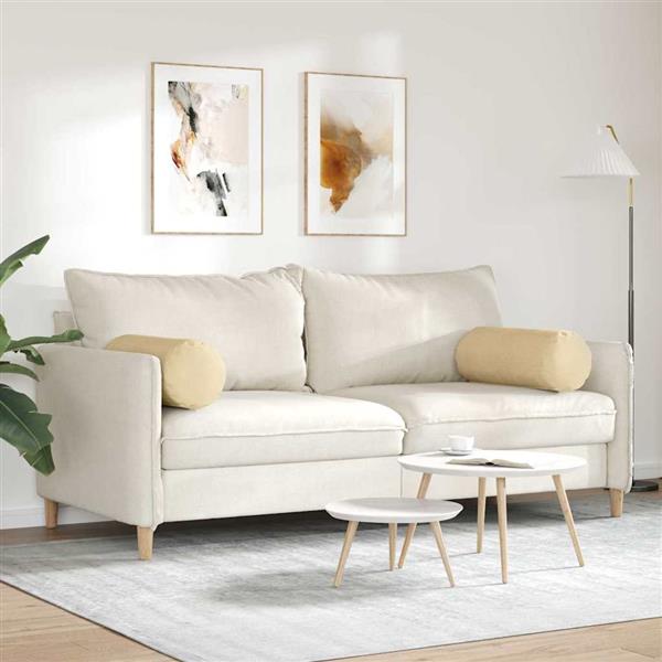 Grote foto vidaxl bolster kussens 2 stuks grijs groen 25 x 70 cm cordstof huis en inrichting woningdecoratie