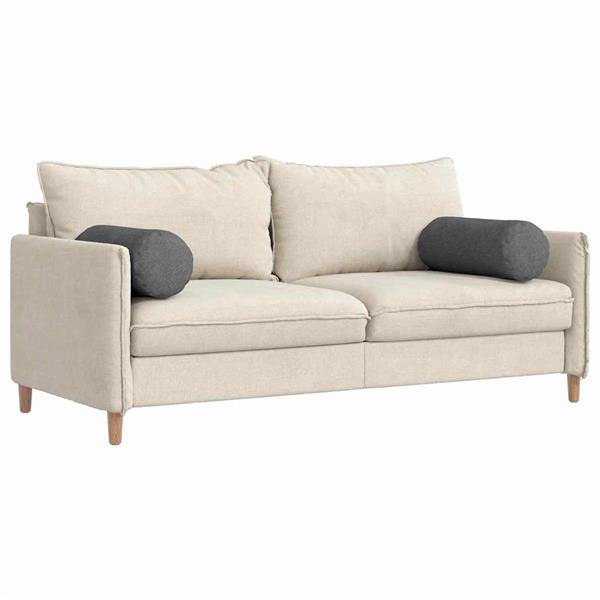 Grote foto vidaxl bolster kussens 2 stuks donkergrijs 25 x 70 cm cordstof huis en inrichting woningdecoratie