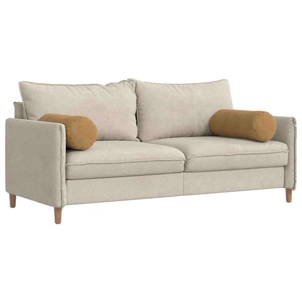 Grote foto vidaxl bolster kussens 2 stuks bruin 25 x 70 cm cordstof huis en inrichting woningdecoratie