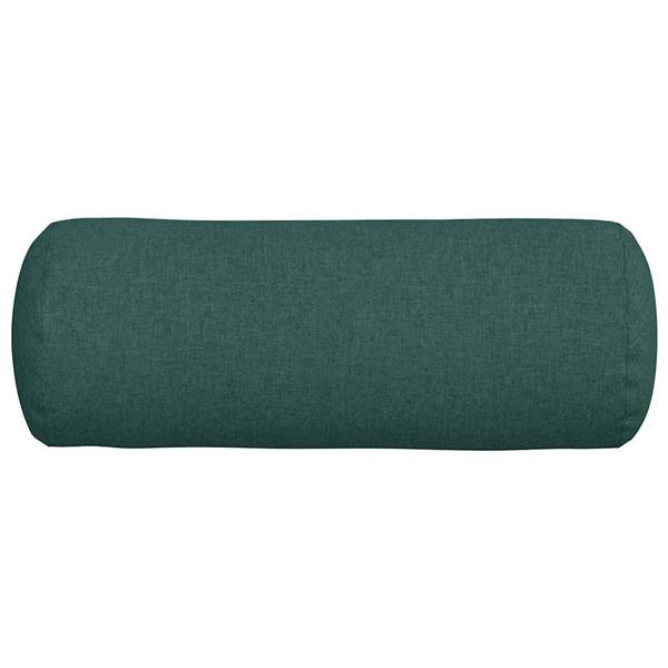 Grote foto vidaxl bolster kussens 2 stuks donkergroen 25 x 70 cm stof huis en inrichting woningdecoratie