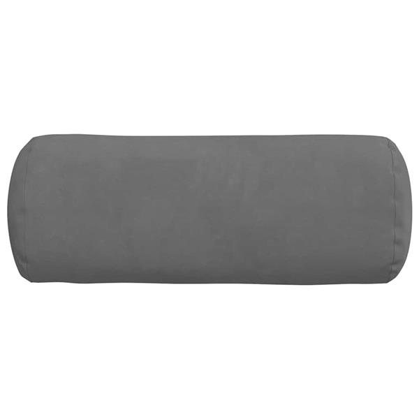 Grote foto vidaxl bolster kussens 2 stuks donkergrijs 15 x 40 cm microvezel stof huis en inrichting woningdecoratie