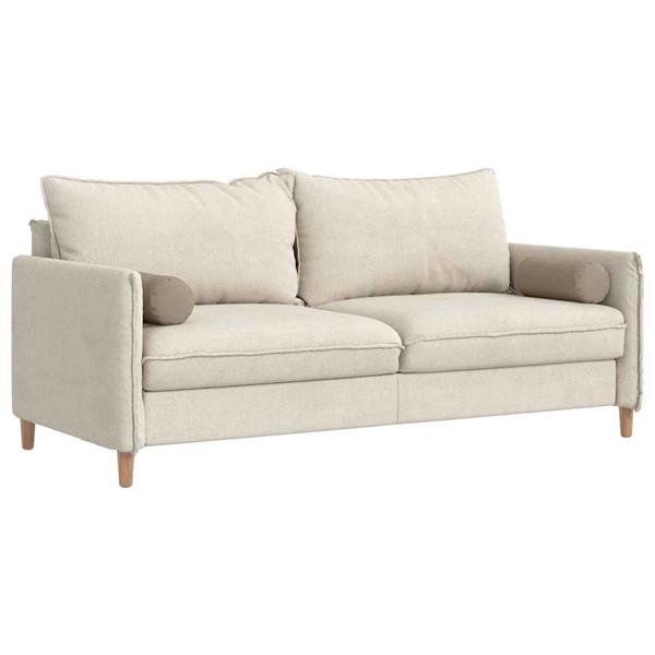 Grote foto vidaxl bolster kussens 2 stuks taupe 15 x 40 cm microvezel stof huis en inrichting woningdecoratie