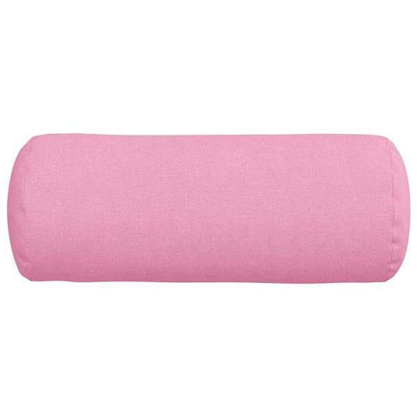 Grote foto vidaxl bolster kussens 2 stuks roze 15 x 40 cm stof huis en inrichting woningdecoratie