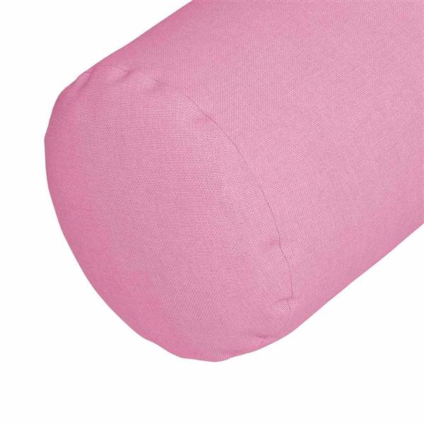 Grote foto vidaxl bolster kussens 2 stuks roze 15 x 40 cm stof huis en inrichting woningdecoratie