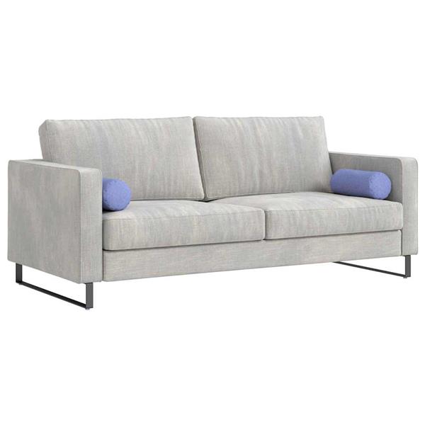 Grote foto vidaxl bolster kussens 2 stuks jeans blauw 15 x 40 cm stof huis en inrichting woningdecoratie