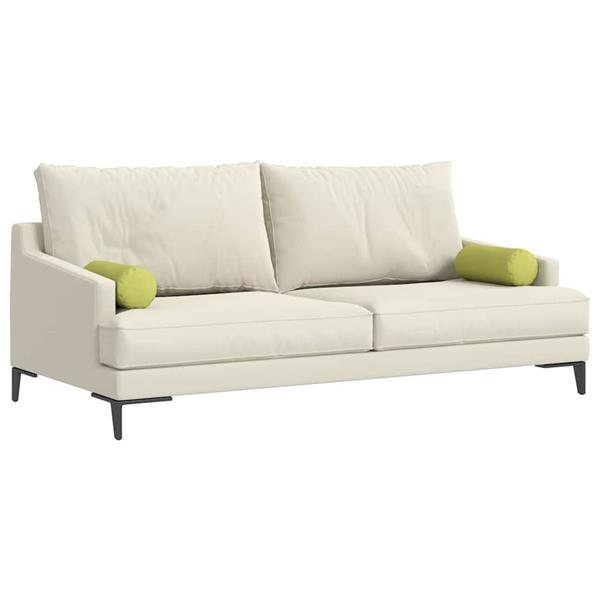 Grote foto vidaxl bolster kussens 2 stuks lichtgroen 15 x 40 cm stof huis en inrichting woningdecoratie