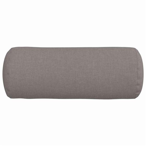 Grote foto vidaxl bolster kussens 2 stuks taupe 15 x 40 cm stof huis en inrichting woningdecoratie
