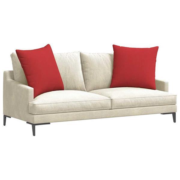 Grote foto vidaxl sofa kussens 2 stuks rood 80 x 80 cm stof huis en inrichting woningdecoratie