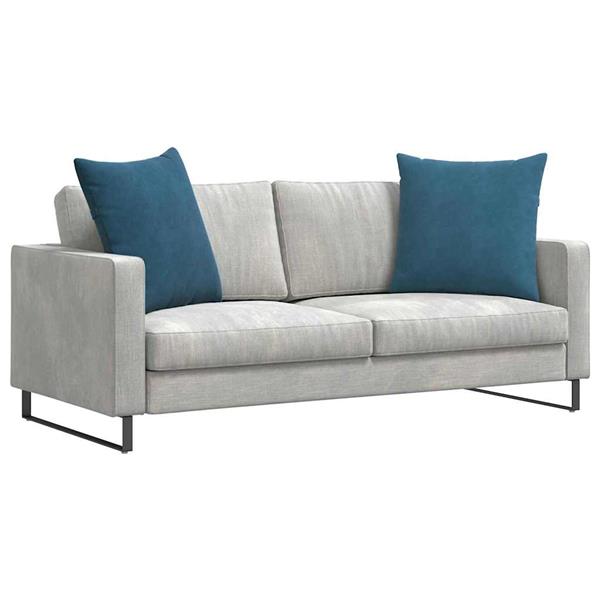 Grote foto vidaxl sofa kussens 2 stuks blauw 60 x 60 cm cordstof huis en inrichting woningdecoratie
