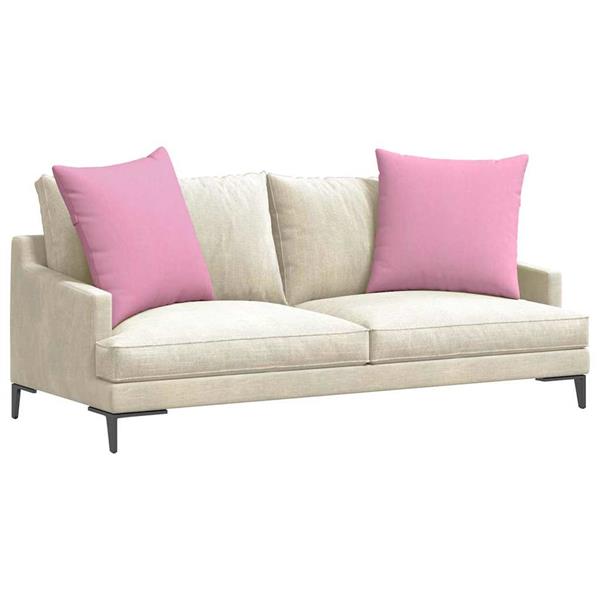 Grote foto vidaxl sofa kussens 2 stuks roze 60 x 60 cm stof huis en inrichting woningdecoratie