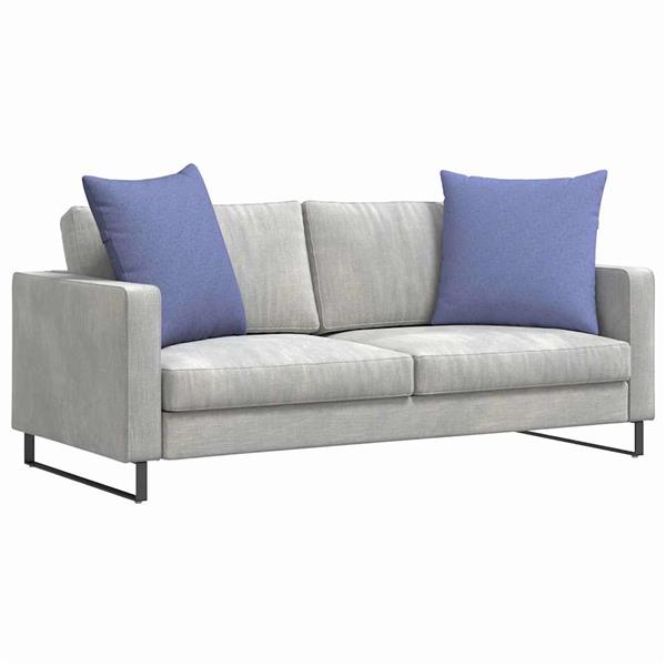 Grote foto vidaxl sofa kussens 2 stuks blauw 60 x 60 cm stof huis en inrichting woningdecoratie
